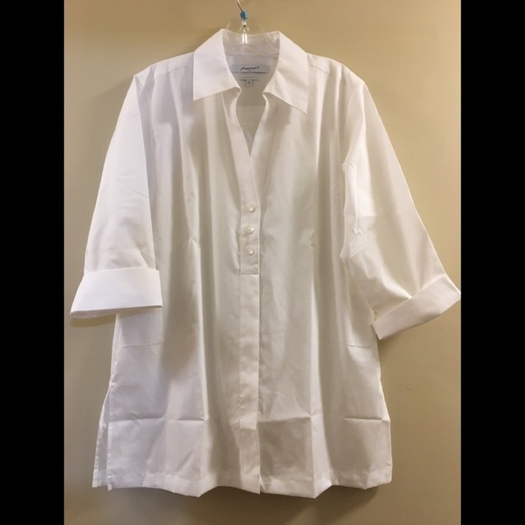 Pamela Button-Up Non Iron Tunic Shirt xx. - Picture 7 of 16